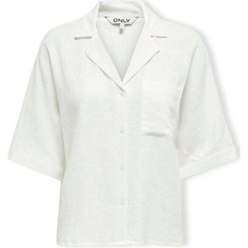 Oblačila Ženske Topi & Bluze Only Noos Tokyo Life Shirt S/S - Bright White Bela