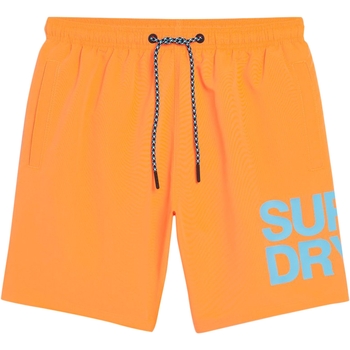 Oblačila Moški Kratke hlače & Bermuda Superdry 235258 Oranžna