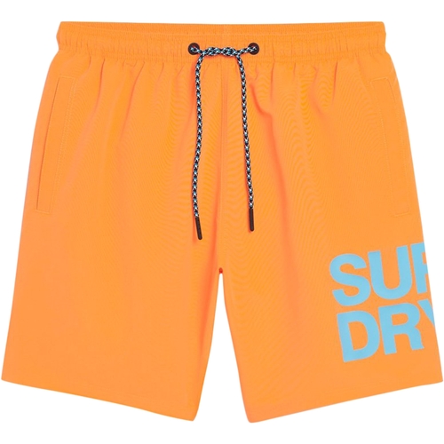 Oblačila Moški Kratke hlače & Bermuda Superdry 235258 Oranžna