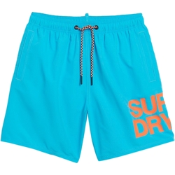 Oblačila Moški Kratke hlače & Bermuda Superdry 235273 Modra