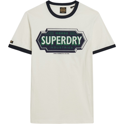 Oblačila Moški Majice s kratkimi rokavi Superdry 235501 Bela