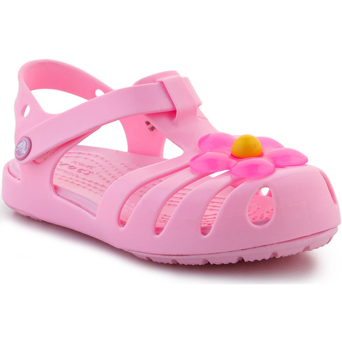 Čevlji  Otroci Sandali & Odprti čevlji Crocs Isabela Charm Sandals 208445-6S0 Rožnata