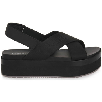 Čevlji  Ženske Sandali & Odprti čevlji Calvin Klein Jeans 0GT FLATFORM SANDAL Črna