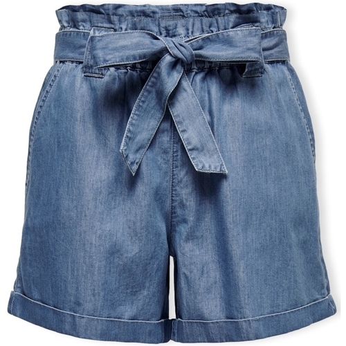 Oblačila Ženske Kratke hlače & Bermuda Only Noos Bea Smilla Shorts - Medium Blue Denim Modra
