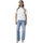 Oblačila Ženske Topi & Bluze Object Top Bea S/S - Bright White Večbarvna