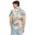 Oblačila Moški Srajce z dolgimi rokavi Revolution Cuban Shirt S/S 3107 - Blue Večbarvna