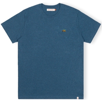 Oblačila Moški Majice & Polo majice Revolution T-Shirt Regular 1284 2CV - Dustblue Modra