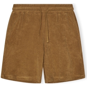 Oblačila Moški Kratke hlače & Bermuda Revolution Terry Shorts 4039 - Dark Khaki Kostanjeva