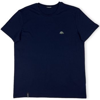 Oblačila Moški Majice & Polo majice Organic Monkey Summer Wheels T-Shirt - Navy Modra