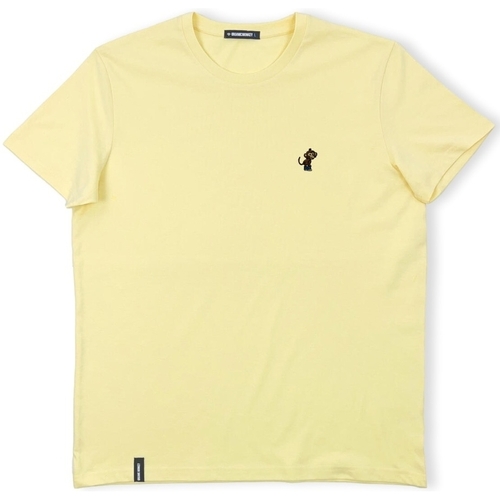 Oblačila Moški Majice & Polo majice Organic Monkey Ay Caramba T-Shirt - Yellow Mango Rumena