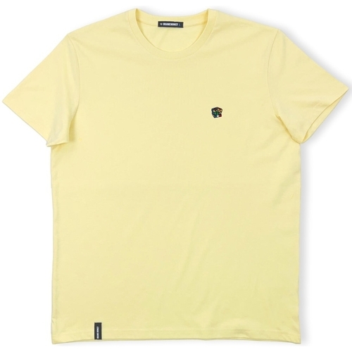 Oblačila Moški Majice & Polo majice Organic Monkey The Great Cubini T-Shirt - Yellow Mango Rumena