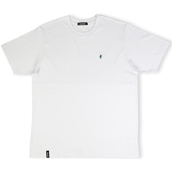 Oblačila Moški Majice & Polo majice Organic Monkey Spikey Lee T-Shirt - White Bela
