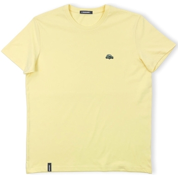 Oblačila Moški Majice & Polo majice Organic Monkey Summer Wheels T-Shirt - Yellow Mango Rumena