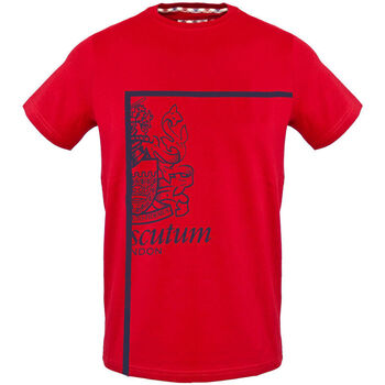 Oblačila Moški Majice s kratkimi rokavi Aquascutum - tsia127 Rdeča