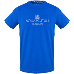 Oblačila Moški Majice s kratkimi rokavi Aquascutum - tsia126 Modra
