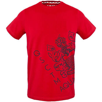Oblačila Moški Majice s kratkimi rokavi Aquascutum - tsia115 Rdeča