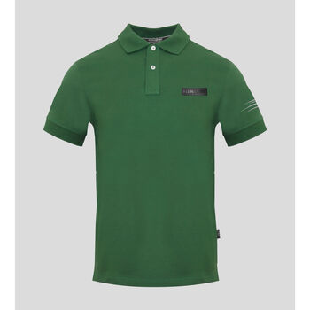 Oblačila Moški Polo majice kratki rokavi Philipp Plein Sport pips50732 green Zelena
