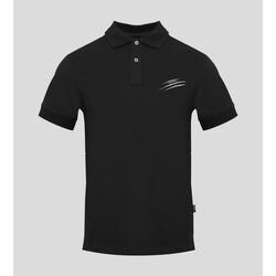 Oblačila Moški Polo majice kratki rokavi Philipp Plein Sport - pips504 Črna