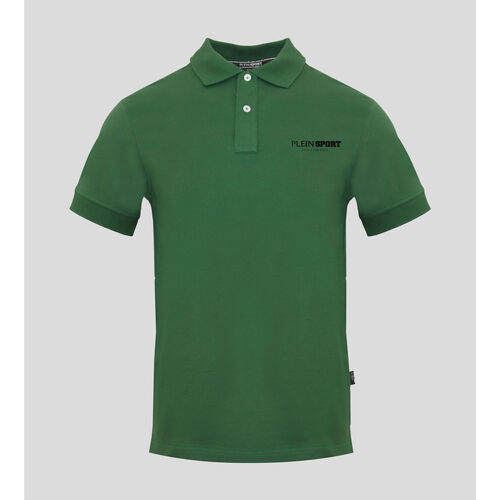 Oblačila Moški Polo majice kratki rokavi Philipp Plein Sport pips50032 green Zelena