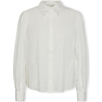 Oblačila Ženske Topi & Bluze Y.a.s YAS Noos Philly Shirt L/S - Star White Bela