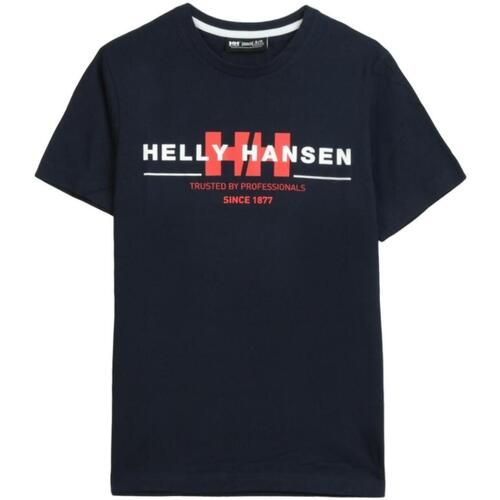 Oblačila Moški Majice s kratkimi rokavi Helly Hansen  Modra