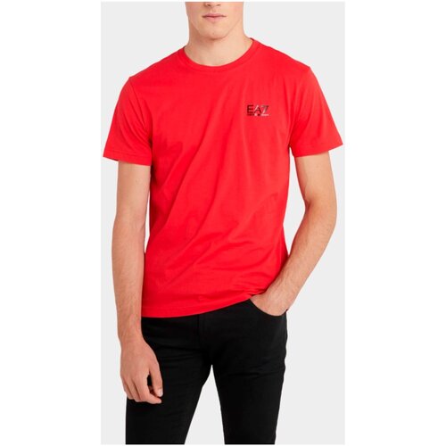 Oblačila Moški Majice s kratkimi rokavi Emporio Armani EA7 8NPT22 PJEMZ Rdeča
