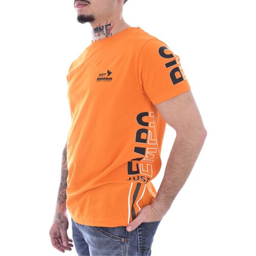 Oblačila Moški Majice s kratkimi rokavi Just Emporio JE-MEJIM-01 Oranžna