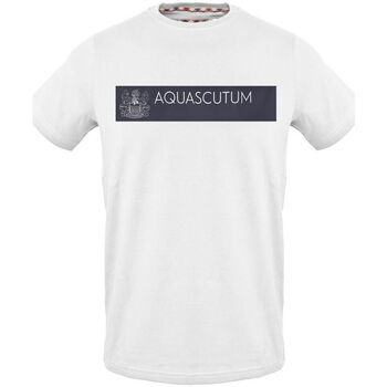 Oblačila Moški Majice s kratkimi rokavi Aquascutum - tsia117 Bela