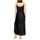 Oblačila Ženske Dolge obleke Only ELEMA S/L MAXI WRAP DRESS LINING JRS 15207351 Črna
