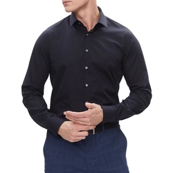Oblačila Moški Srajce z dolgimi rokavi Calvin Klein Jeans K10K112310 Modra