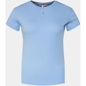 Oblačila Ženske Majice & Polo majice Tommy Jeans DW0DW17383 Modra