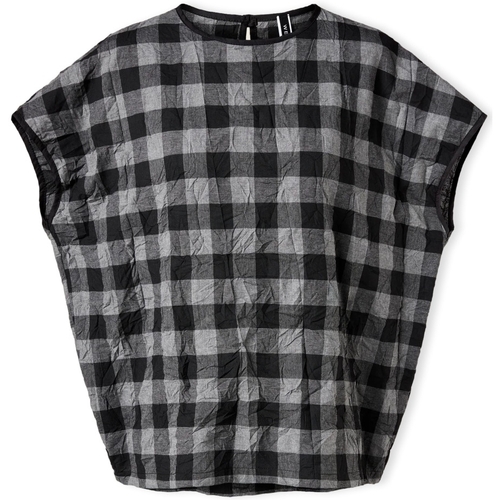 Oblačila Ženske Topi & Bluze Wendykei Shirt 123343 - Checked Siva