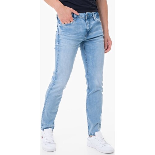 Oblačila Moški Jeans skinny Guess M3YAN2 D52F3 Modra