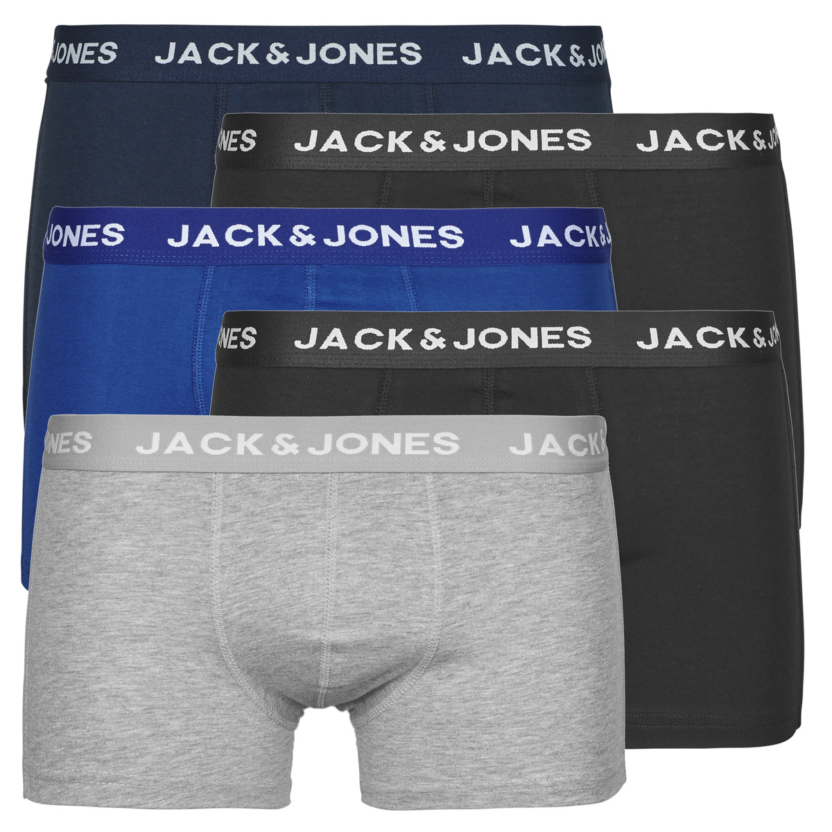 Spodnje perilo Moški Boksarice Jack & Jones JACBASIC X5 Večbarvna