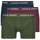 Spodnje perilo Moški Boksarice Jack & Jones JACTEO X3 Bordo / Kaki