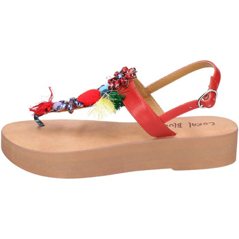 Čevlji  Ženske Sandali & Odprti čevlji Coral Blue EX318 Rdeča