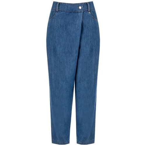 Oblačila Ženske Jeans tapered Rinascimento CFC0119458003 Modra