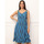 Oblačila Ženske Obleke La Modeuse 71019_P166430 Modra