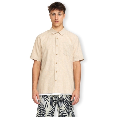 Rvlt Revolution Loose Shirt S/S - Orange Bež