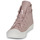 Čevlji  Ženske Visoke superge Converse CHUCK TAYLOR ALL STAR WEATHERIZED LEATHER Rožnata