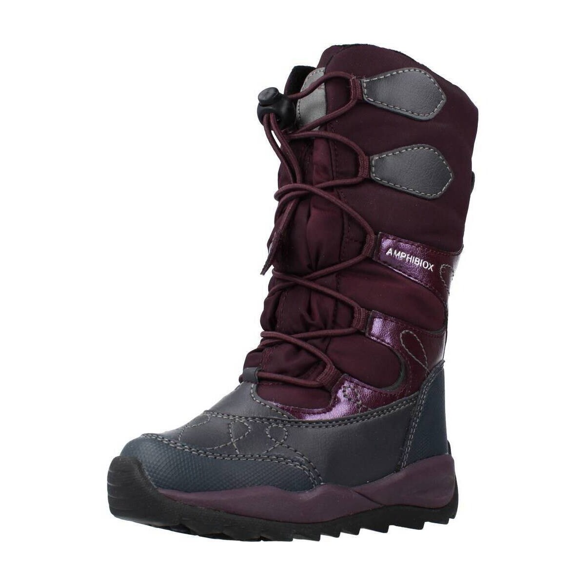 Čevlji  Deklice Škornji Geox J ORIZONT B GIRL ABX Bordo