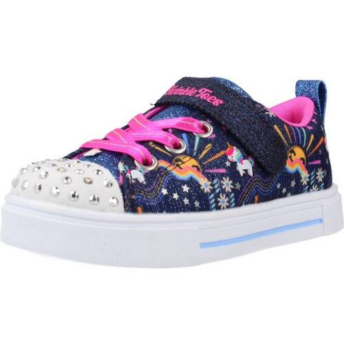 Čevlji  Deklice Modne superge Skechers TWINKLE SPARKS Modra