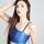 Oblačila Ženske Topi & Bluze Puma DARE TO CROP TOP Modra