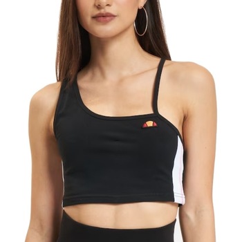 Oblačila Ženske Majice & Polo majice Ellesse PLAYSOL CROP TOP Črna