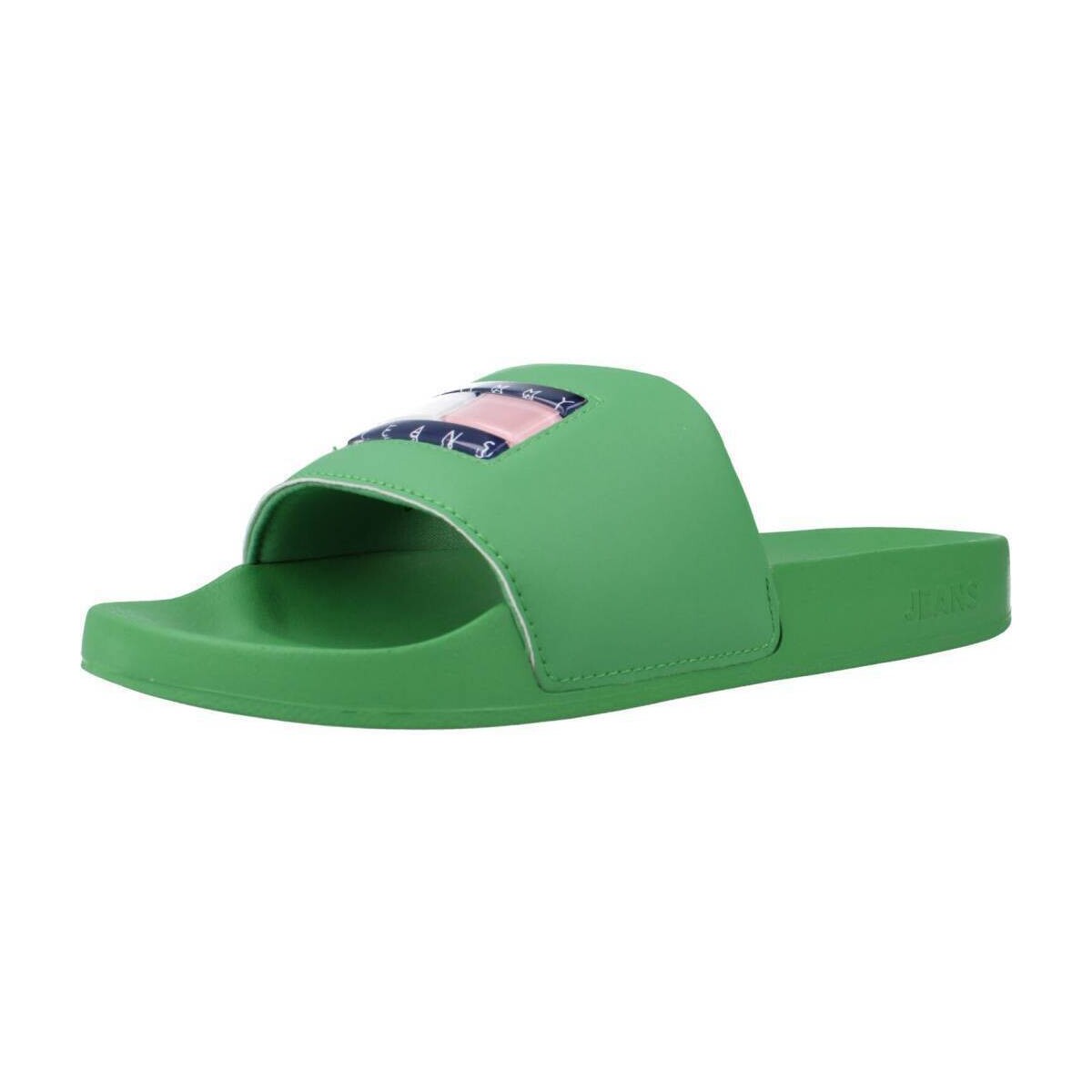 Čevlji  Ženske Japonke Tommy Jeans FLAG PRINT POOL SLD Zelena
