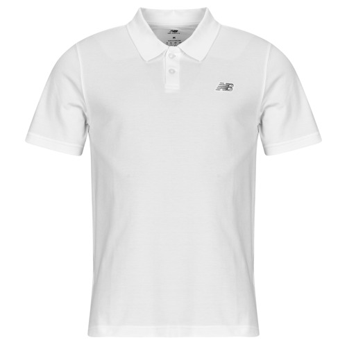Oblačila Moški Polo majice kratki rokavi New Balance COTTON PIQUE POLO Bela