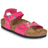 Čevlji  Deklice Sandali & Odprti čevlji BIRKENSTOCK Rio AS Kids BF Patent Fuchsia Tulip Rožnata