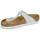 Čevlji  Ženske Japonke BIRKENSTOCK Gizeh LENB Antique White Nubuck / Bela / Regular