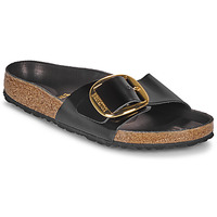 Čevlji  Ženske Natikači BIRKENSTOCK Madrid BB LENA HS Black HEX Shine / Kožna / Črna / Regular
