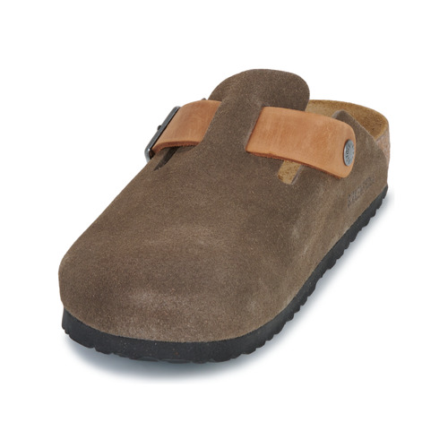 BIRKENSTOCK Boston LEVE/LEOI Concrete Gray Suede / Oiled / Kožna /  concrete / Siva